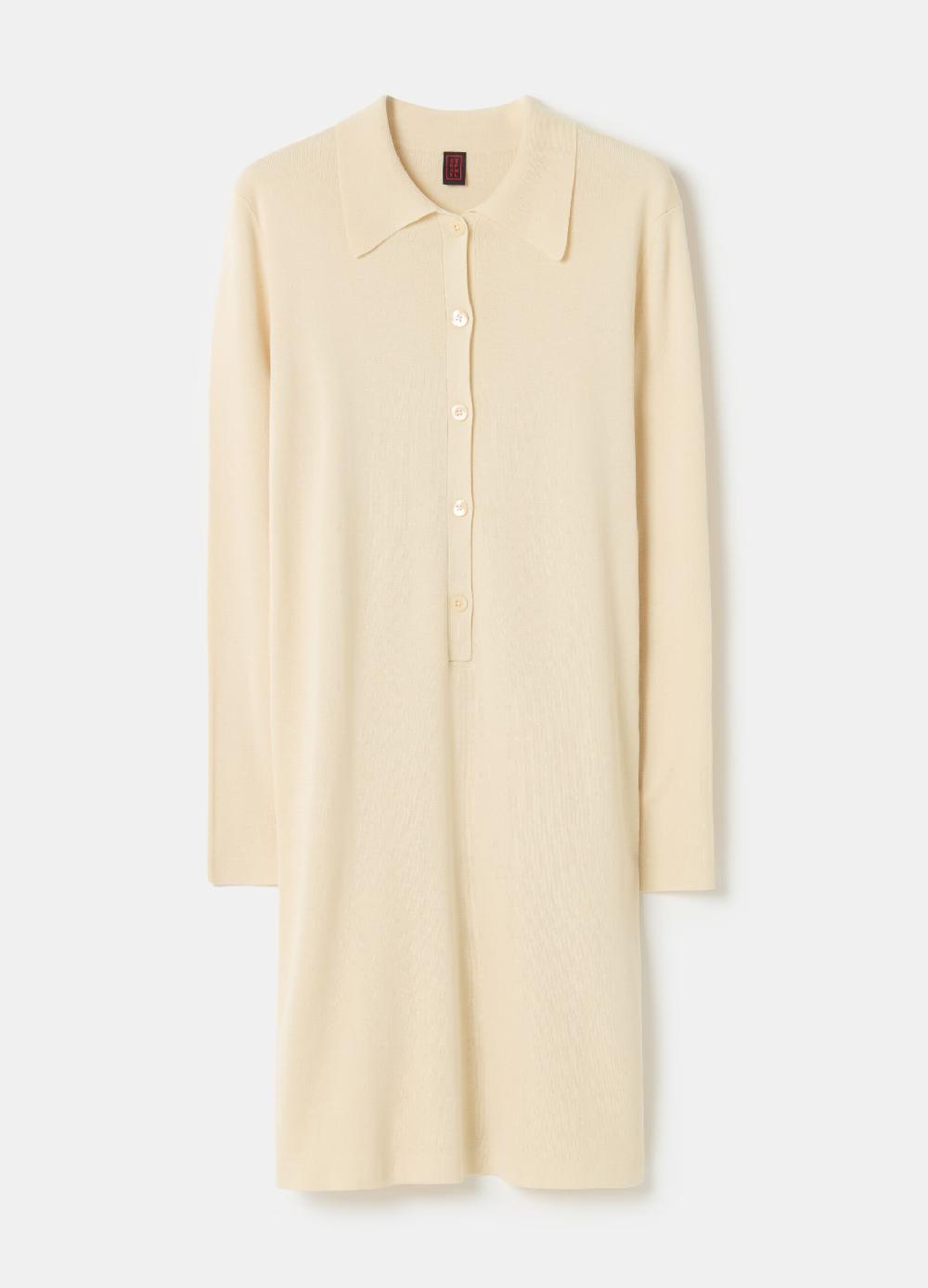 Stefanel Vestito Corto Chemisier In Maglia