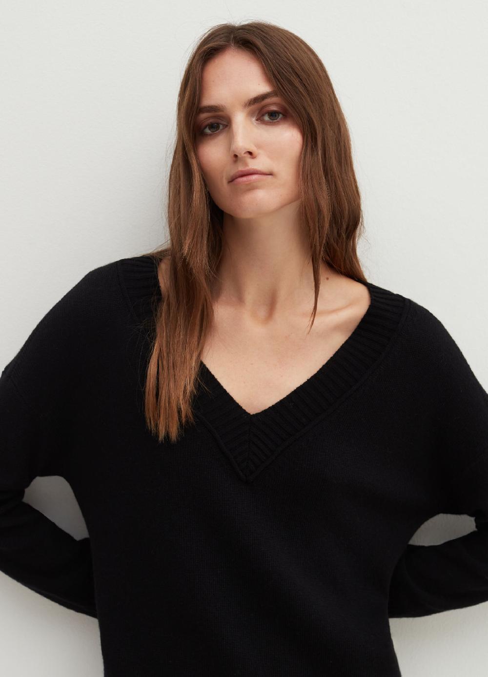 Stefanel Vestito corto in lana viscosa e cashmere