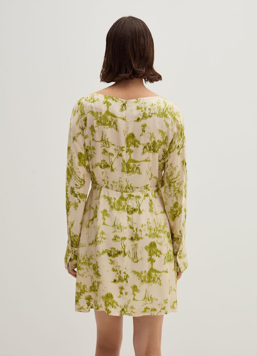 Stefanel Vestito Corto Stampato In Satin