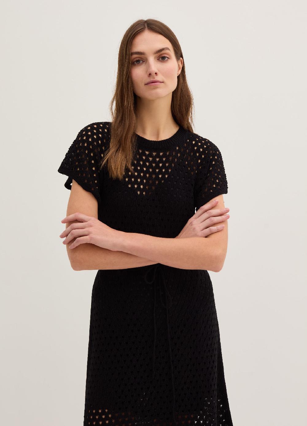 Stefanel Vestito Lungo In Cordonetto