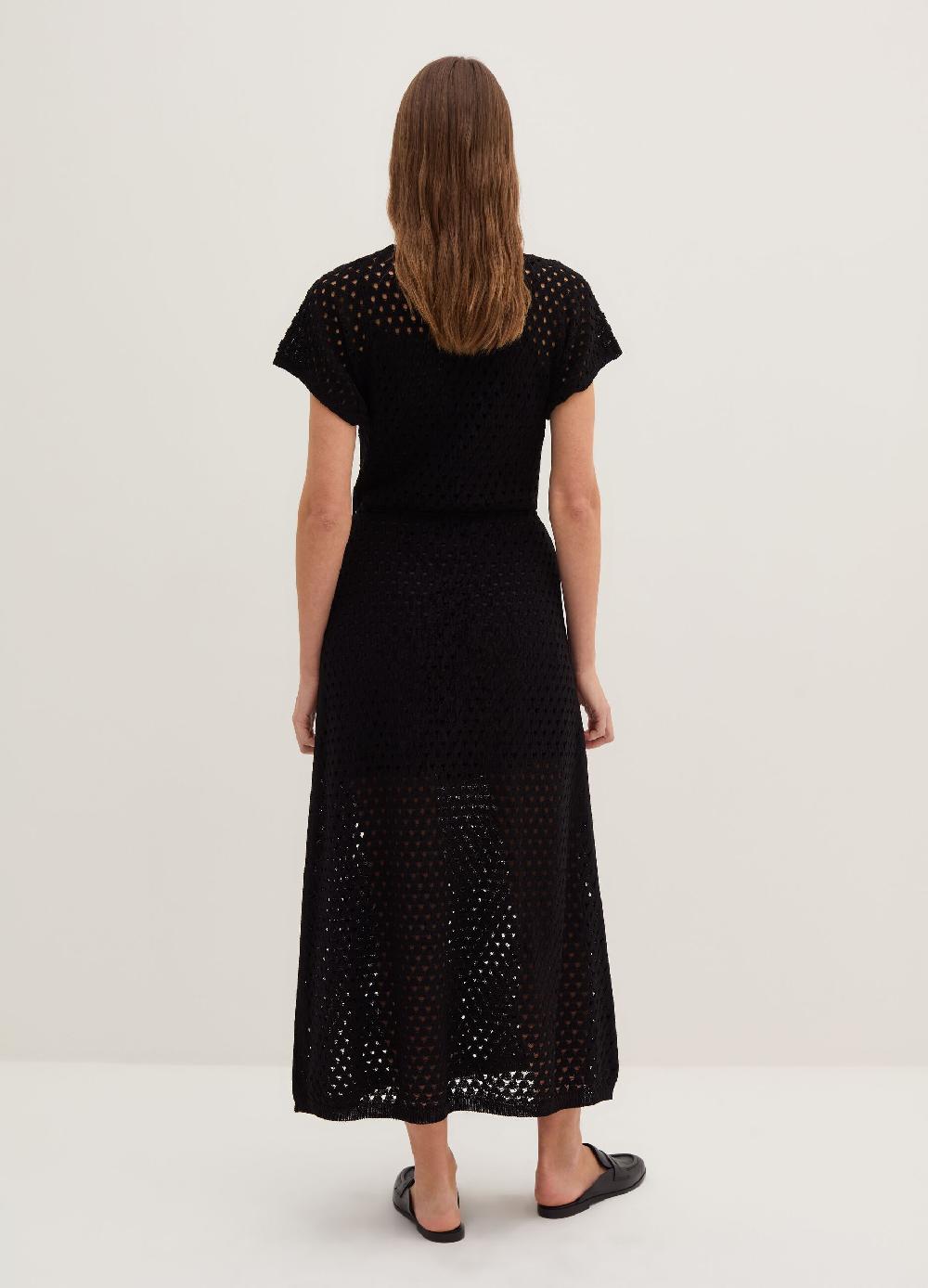 Stefanel Vestito Lungo In Cordonetto