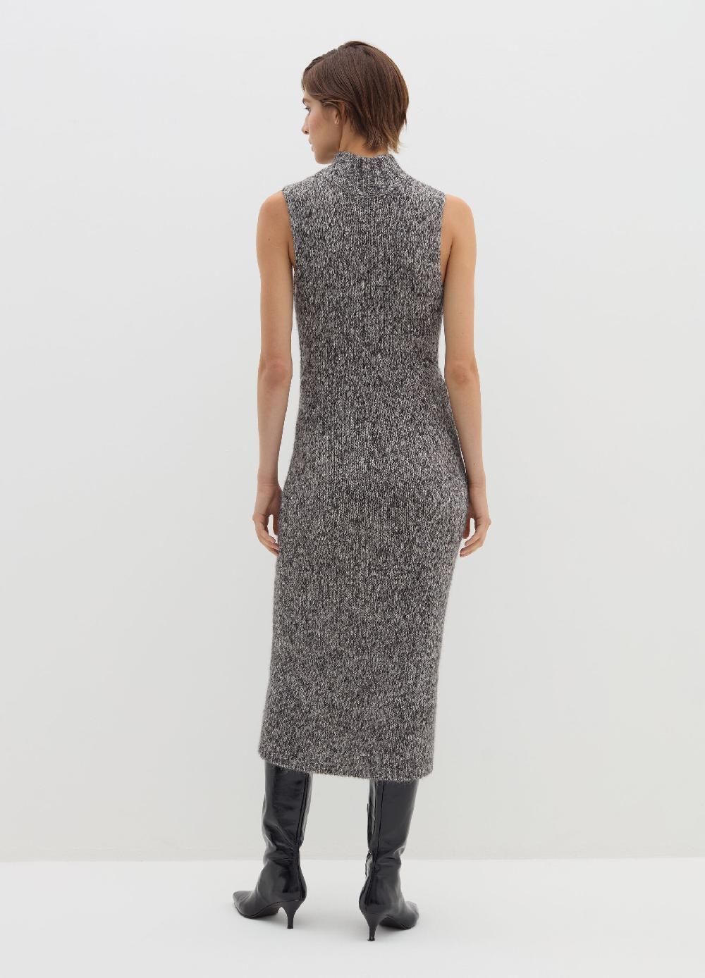 Stefanel Vestito Lungo In Maglia Effetto Mouline