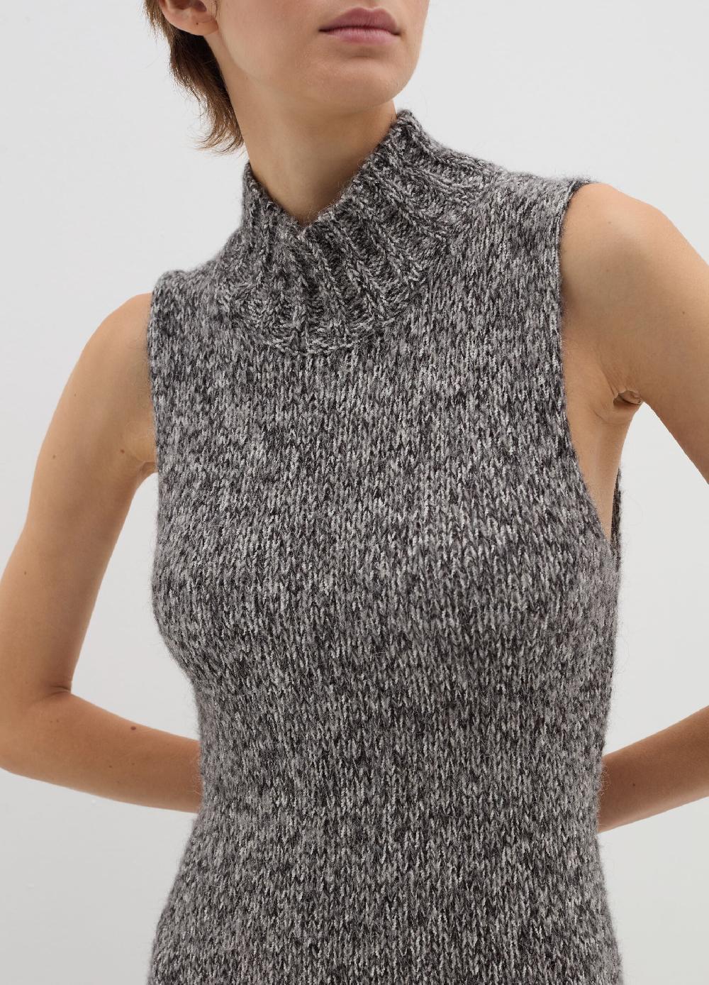 Stefanel Vestito Lungo In Maglia Effetto Mouline