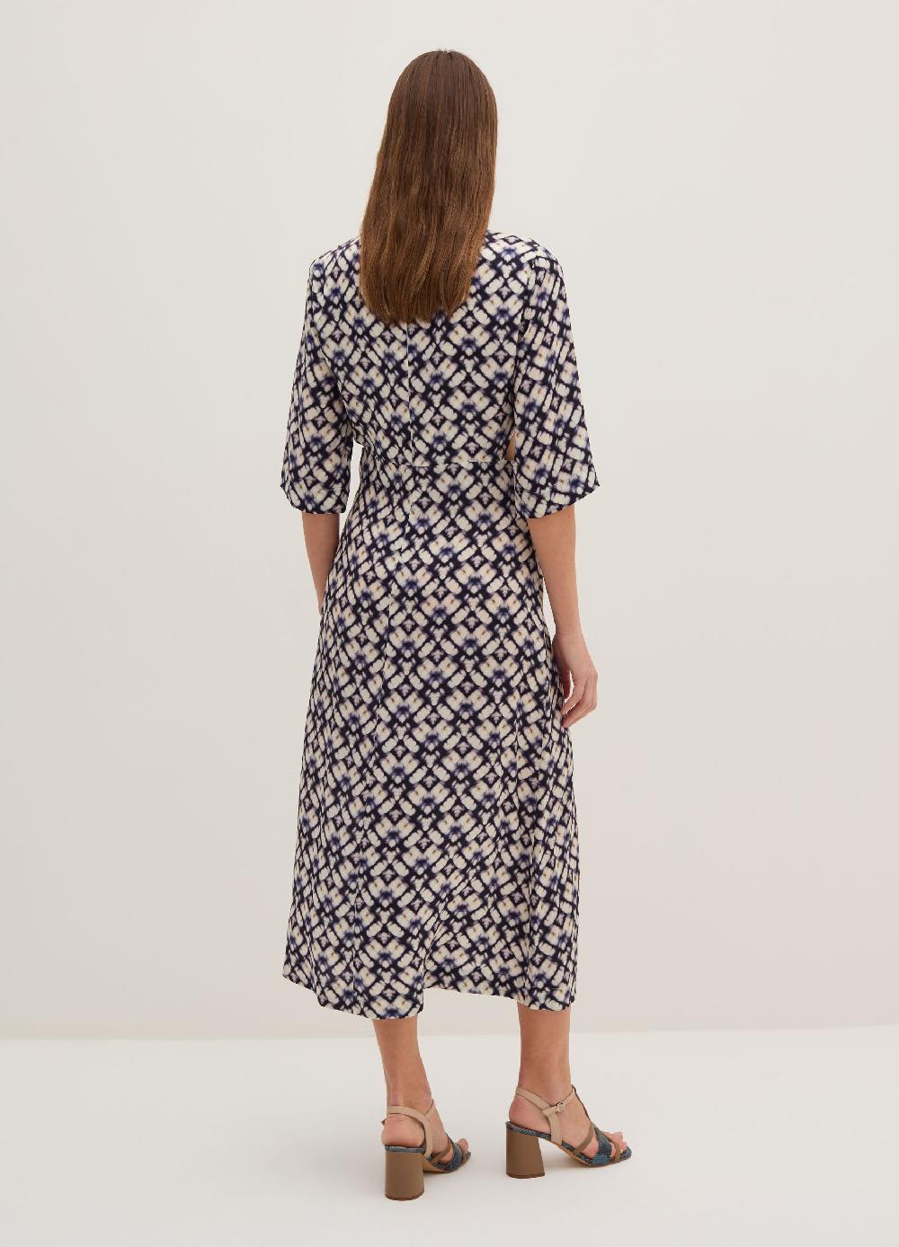 Stefanel Vestito Midi Con Dettagli Cut Out