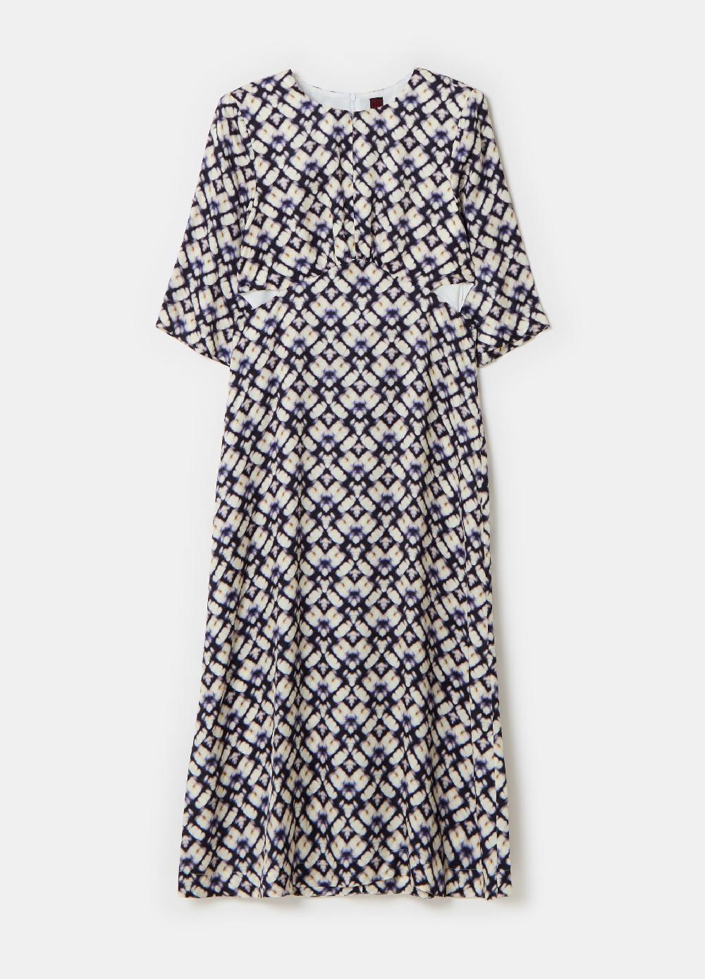 Stefanel Vestito Midi Con Dettagli Cut Out