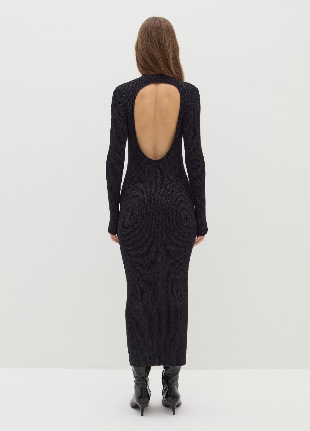 Stefanel Vestito A Tubo In Lurex Con Dettaglio Cut Out