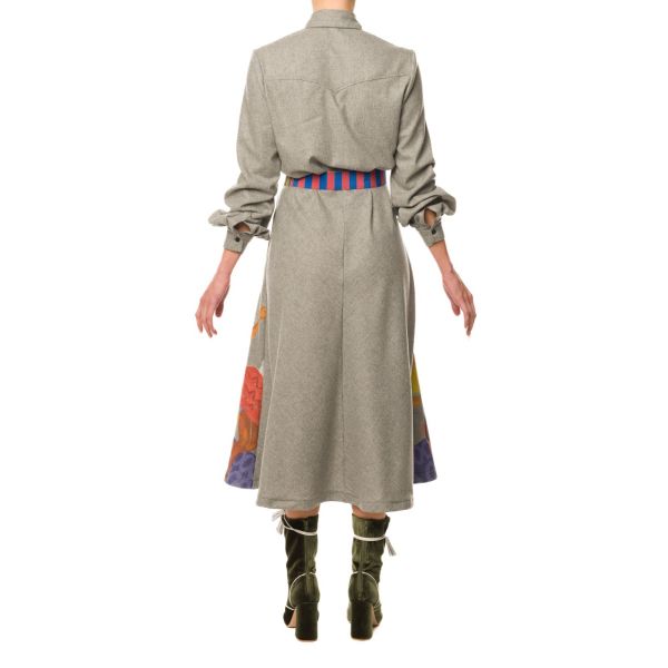 Stella Jean ABITO CHEMISIER STAMPATO