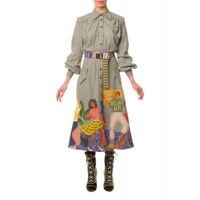 Stella Jean ABITO CHEMISIER STAMPATO