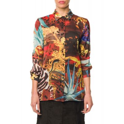 Stella Jean ANIMAL-PRINT SHIRT