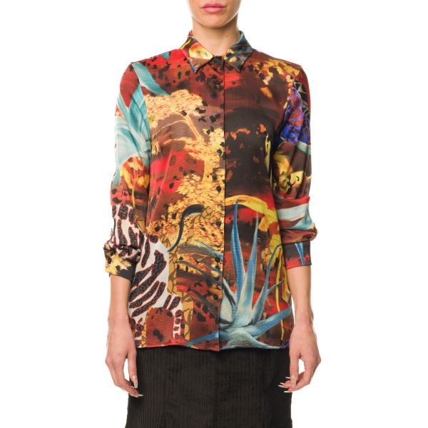 Stella Jean ANIMAL-PRINT SHIRT
