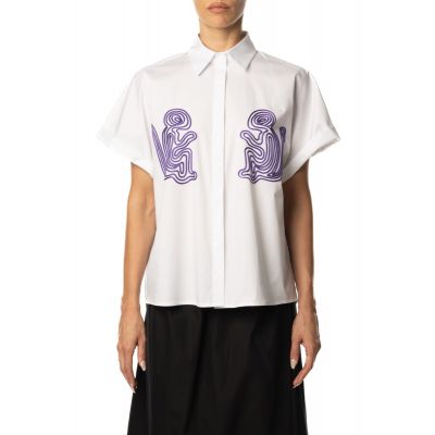 Stella Jean CAMICIA CON RICAMO CORNELY