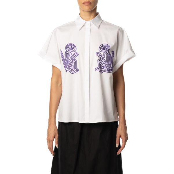 Stella Jean CAMICIA CON RICAMO CORNELY