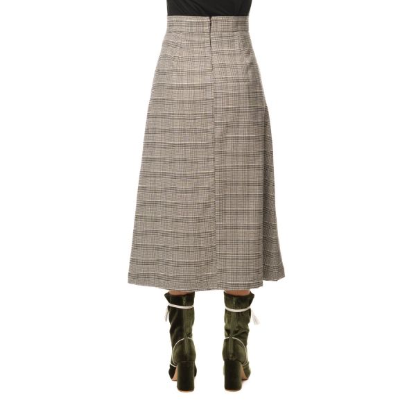 Stella Jean GONNA A PIEGHE CON STAMPA