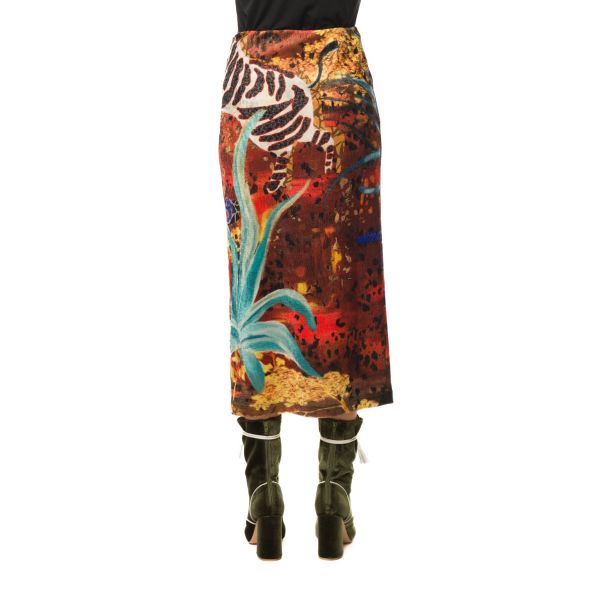 Stella Jean GONNA A TUBINO STAMPATA