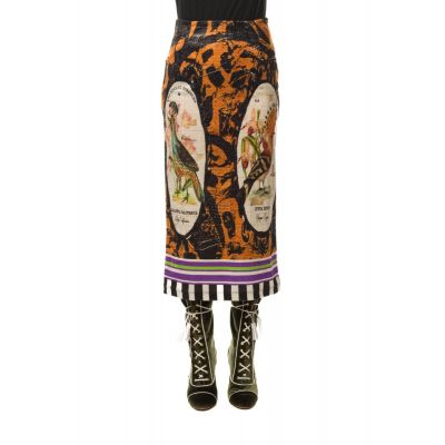 Stella Jean GONNA A TUBINO STAMPATA