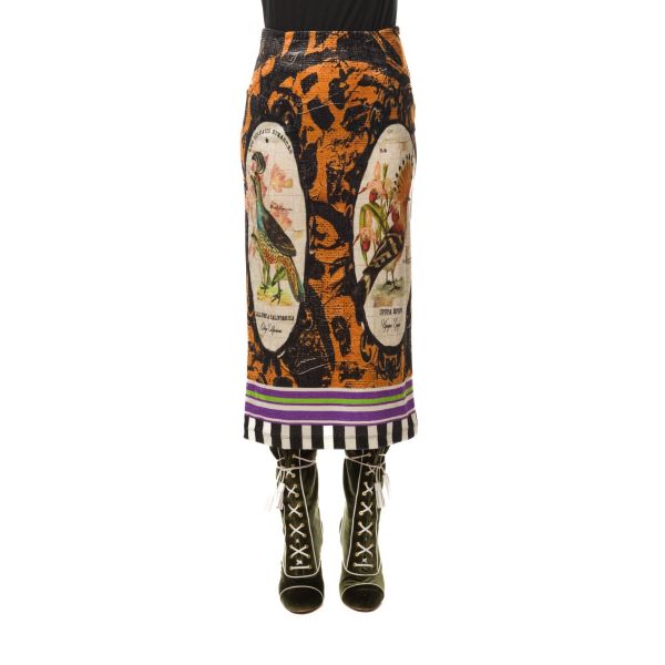 Stella Jean GONNA A TUBINO STAMPATA