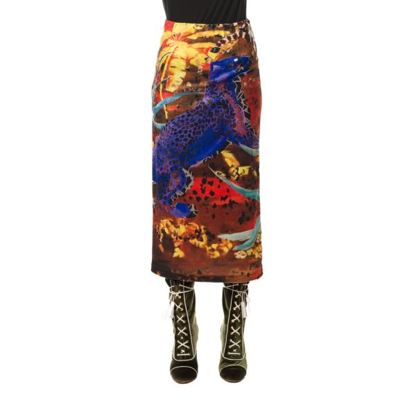 Stella Jean GONNA A TUBINO STAMPATA