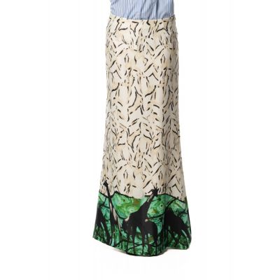 Stella Jean GONNA STAMPA GIRAFFE