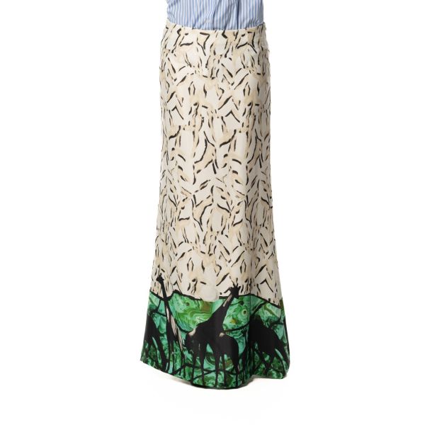 Stella Jean GONNA STAMPA GIRAFFE