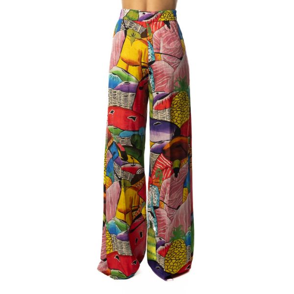 Stella Jean PANTALONE A PALAZZO