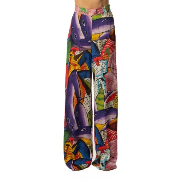 Stella Jean PANTALONE A PALAZZO