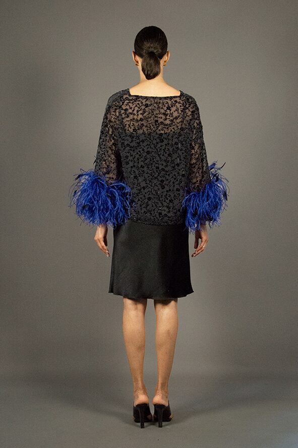 Stephan Janson BRUNEI TOP – Blusa Con Piume