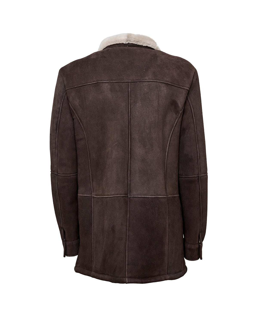 Stewart APRICA-SLIM SHEARLING SUEDE IRONED LAMB