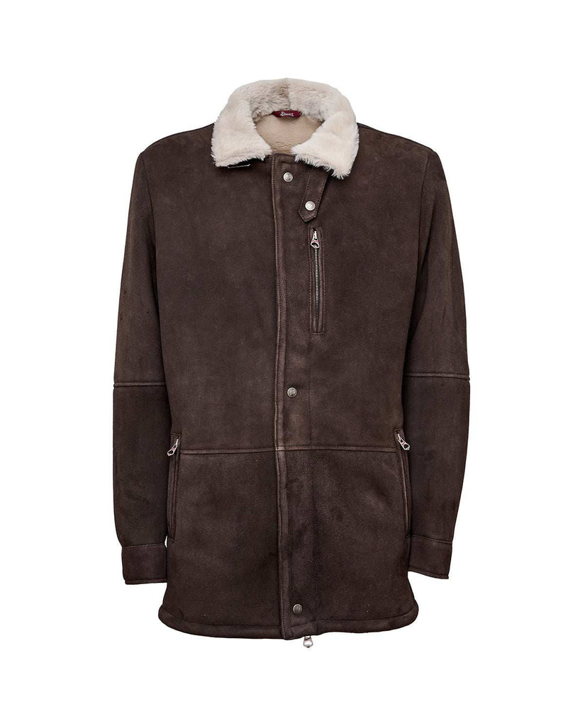 Stewart APRICA-SLIM SHEARLING SUEDE IRONED LAMB