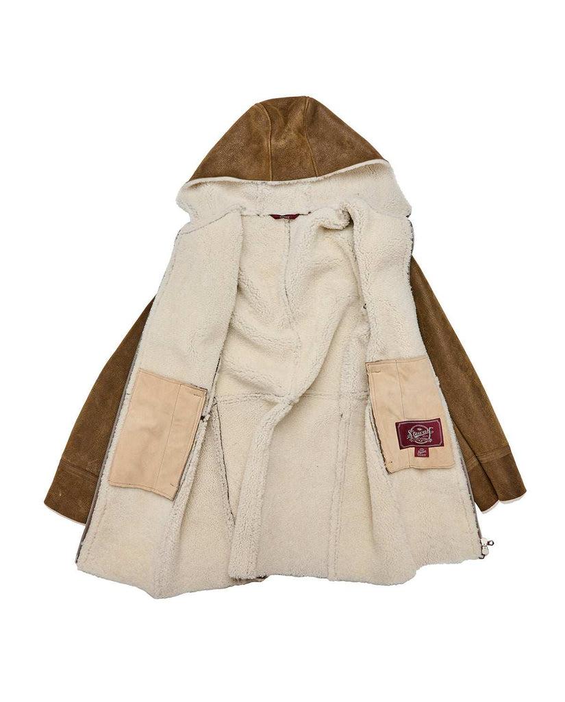 Stewart ARIC-SLIM SHEARLING SUEDE IRONED LAMB