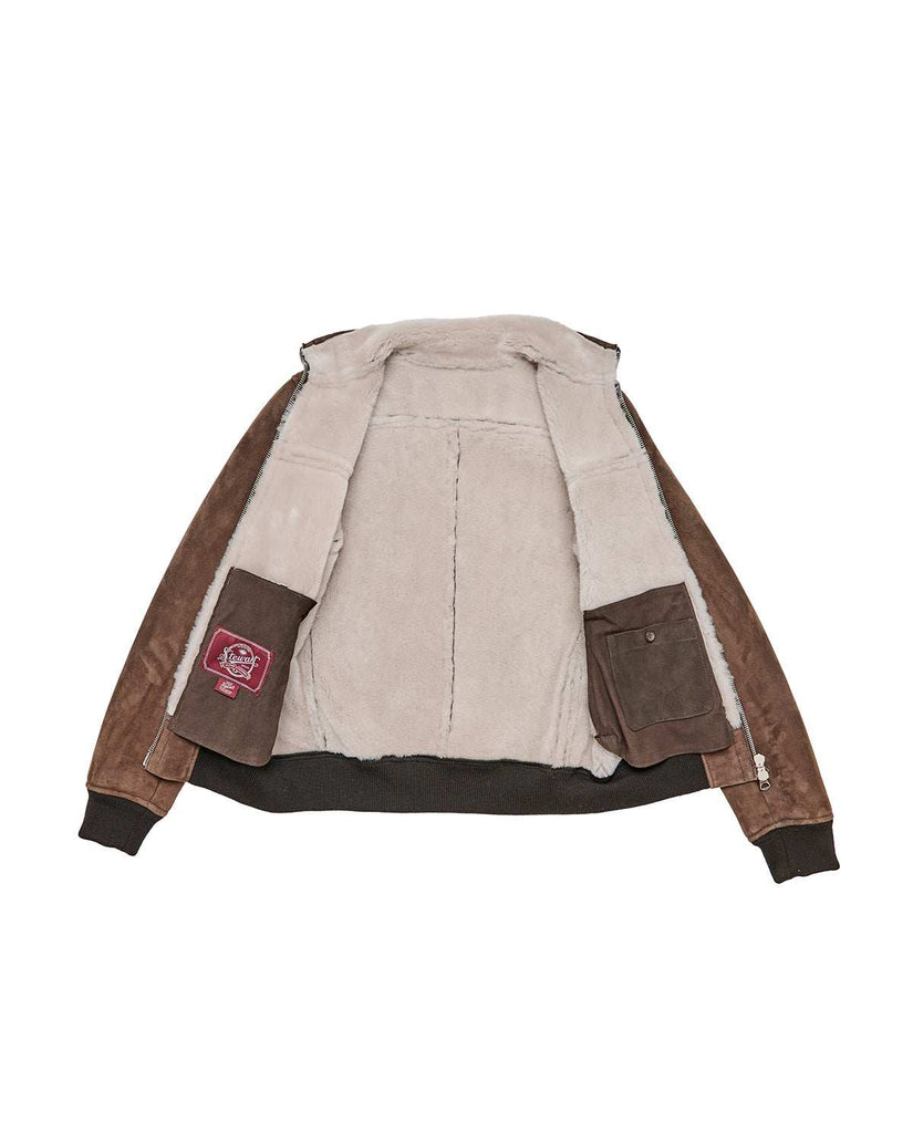 Stewart ELLIS-SLIM SHEARLING SUEDE IRONED