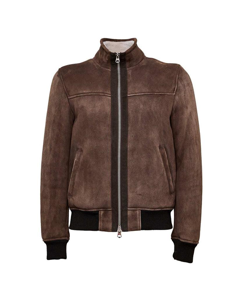 Stewart ELLIS-SLIM SHEARLING SUEDE IRONED