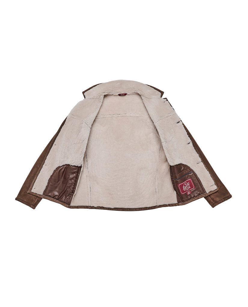 Stewart KIRA-SHEARLING MERINO SUEDE BRISA LAMB