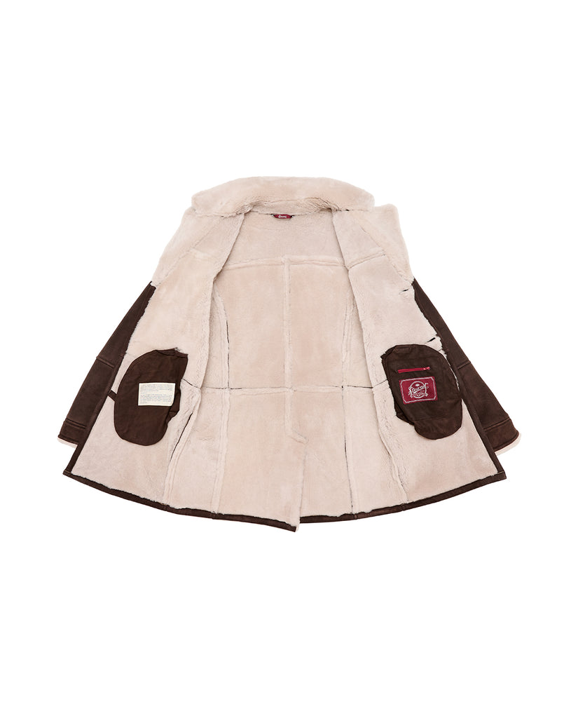 Stewart ROBERTO-SHEARLING SUEDE IRONED LAMB