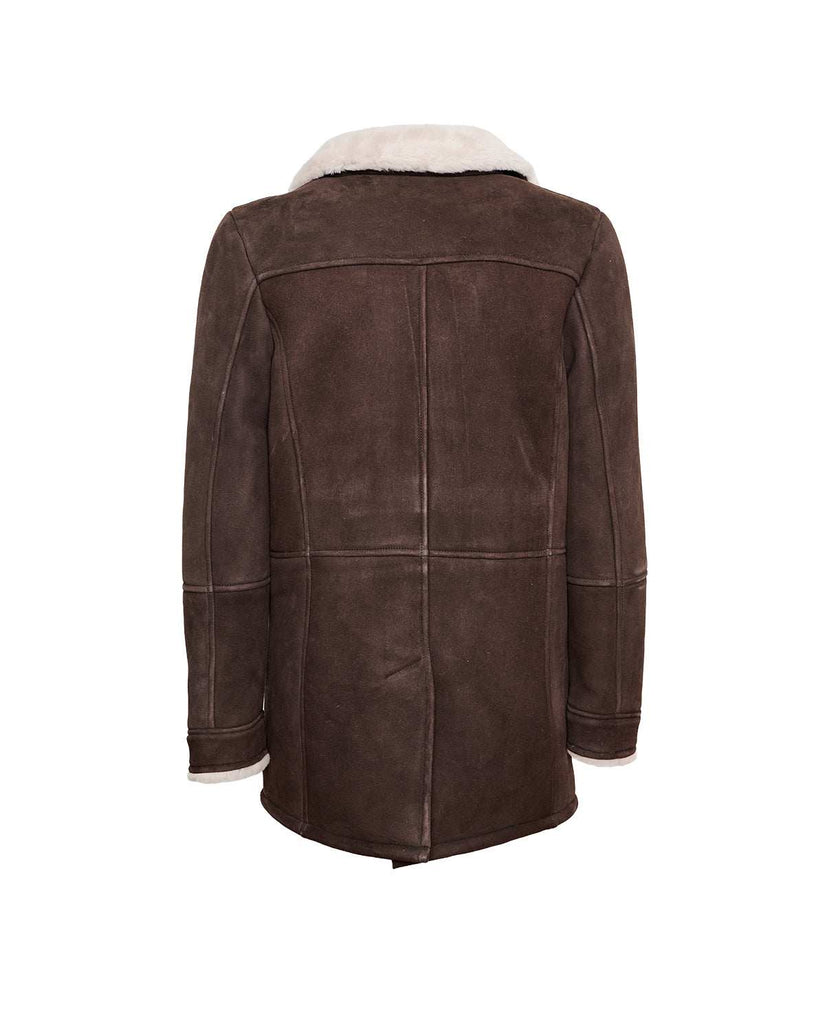 Stewart ROBERTO-SHEARLING SUEDE IRONED LAMB