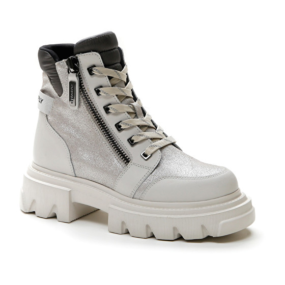 Stonefly PIPER 8 CALF LTH/VELOUR GLITTER