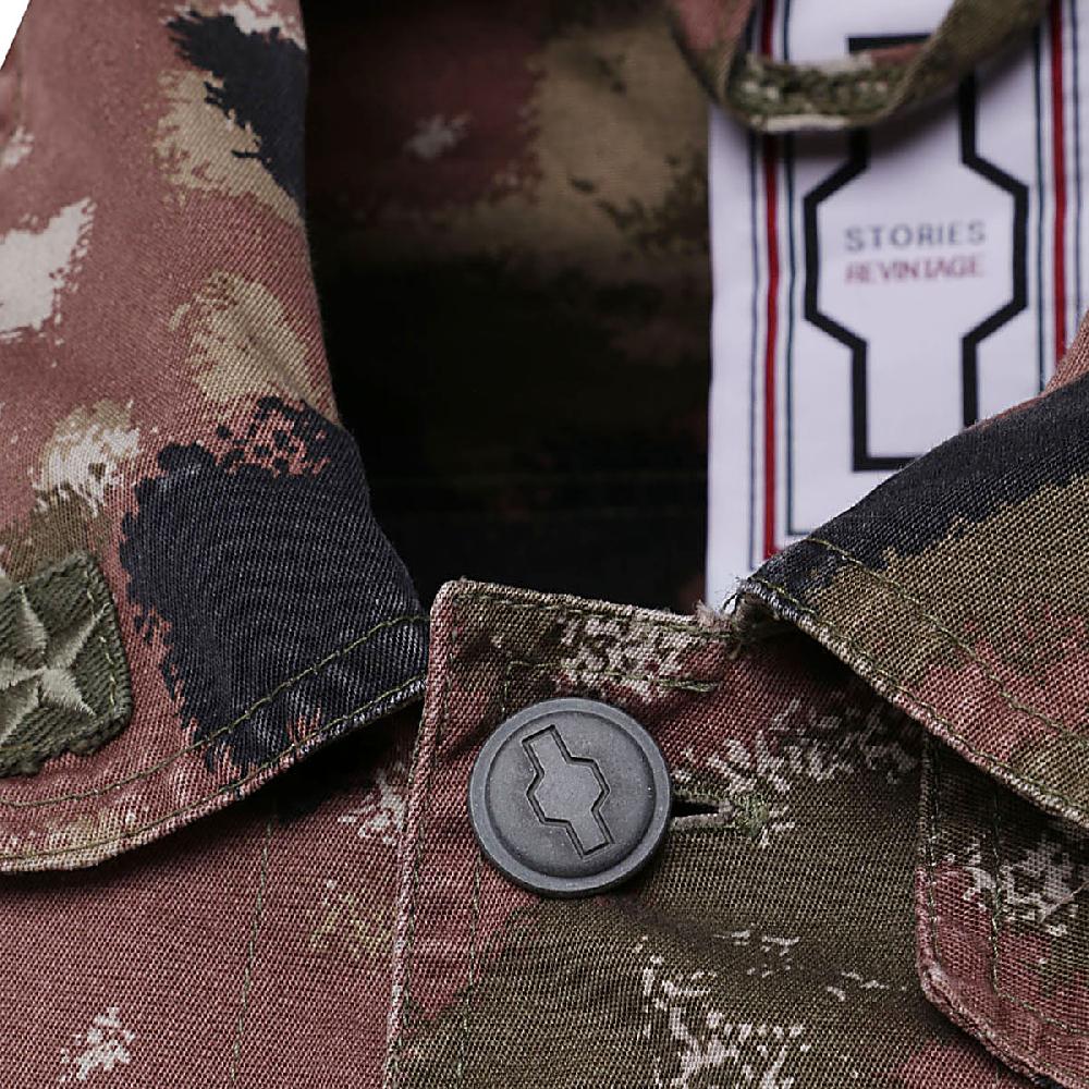 Stories Milano SHIRT JACKET CAMOUFLAGE – NEGATIVO BLACK
