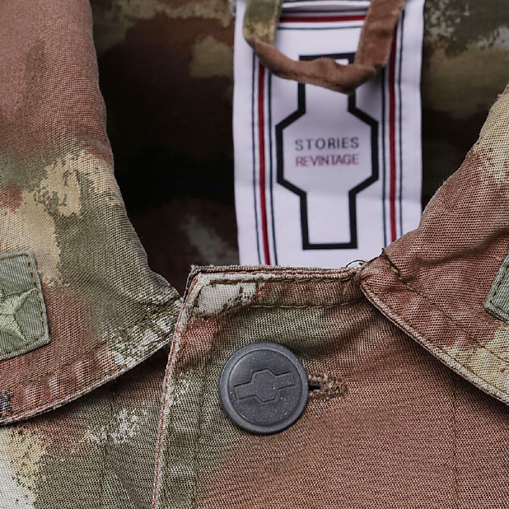 Stories Milano SHIRT JACKET CAMOUFLAGE – POSITIVO BLACK