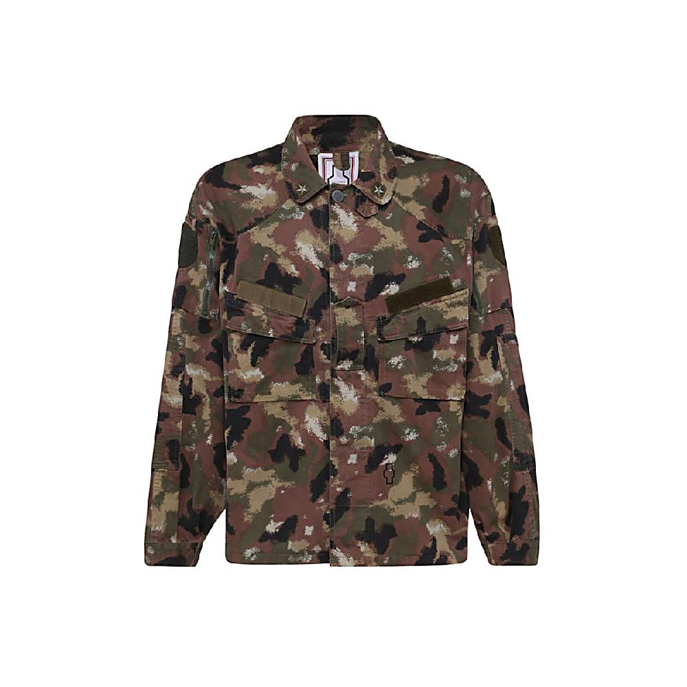 Stories Milano SHIRT JACKET CAMOUFLAGE – STRIPE BLACK