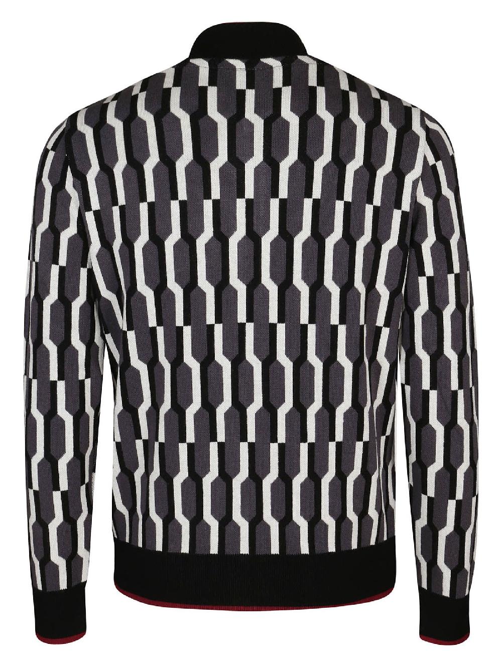 Stories Milano BOMBER ZIP – MONOGRAM OBSESSION – FOG