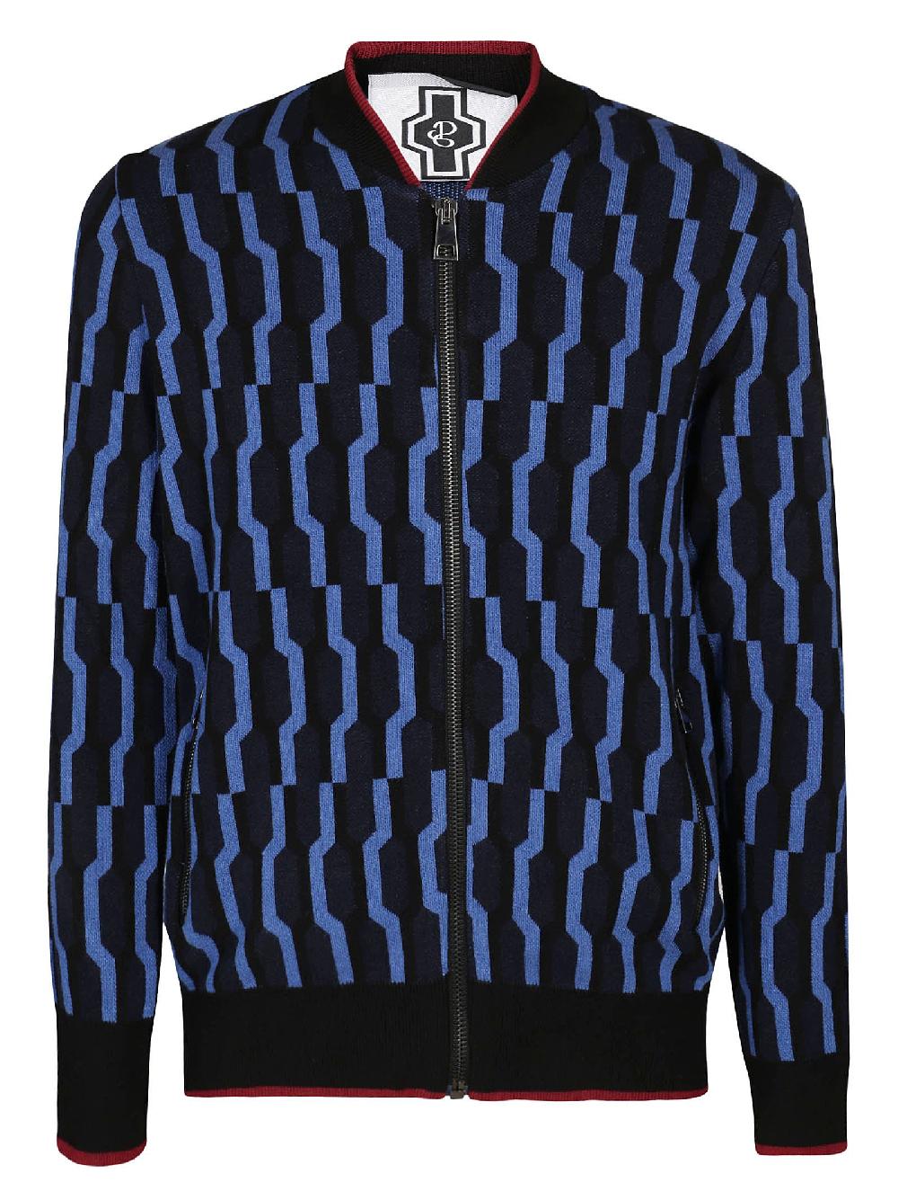 Stories Milano BOMBER ZIP – MONOGRAM OBSESSION – OCEAN