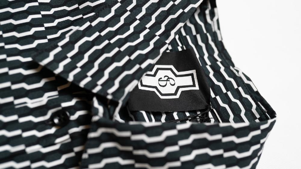 Stories Milano CAMICIA MONOGRAM OBSESSION – FOG