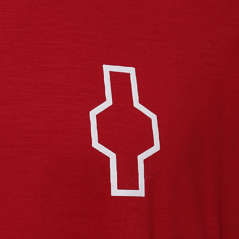 Stories Milano T-SHIRT 100% ZQ MERINO WOOL – RED