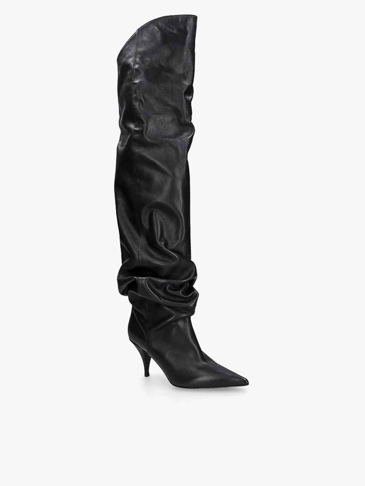 Strategia JANE STIVALE CUISSARDES TACCO NERO LUCIDO