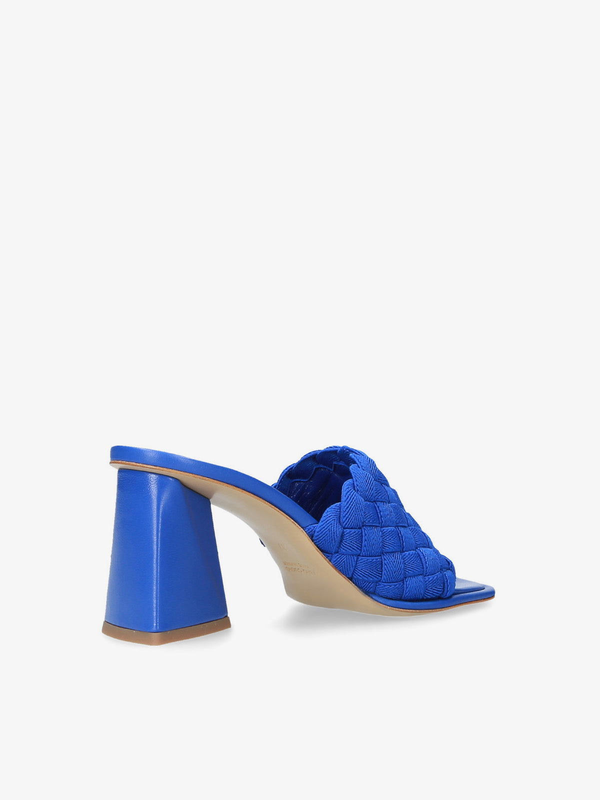 Strategia Sandalo Mules Blu Elettrico