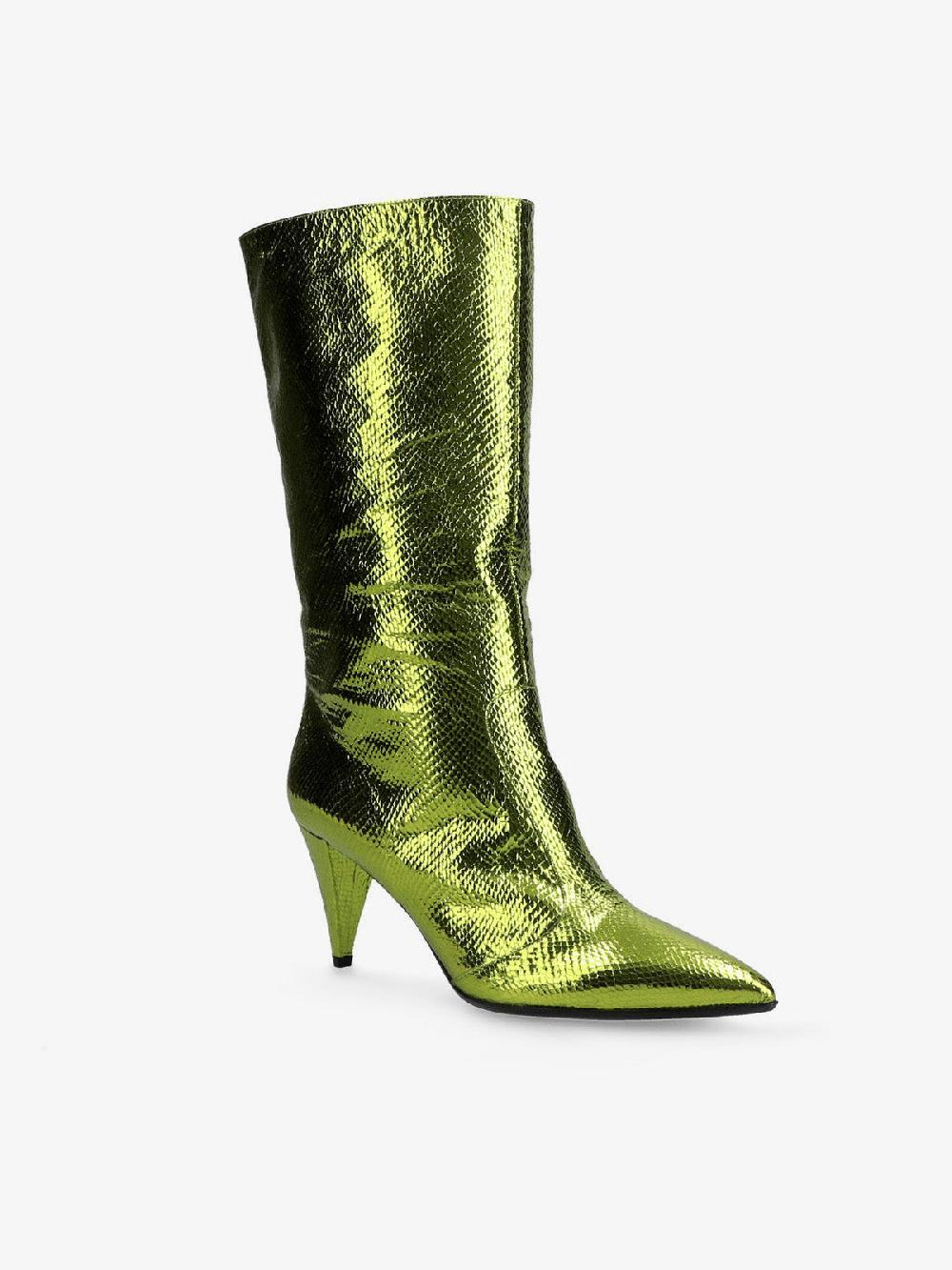 Strategia Stivale Verde Metallizzato