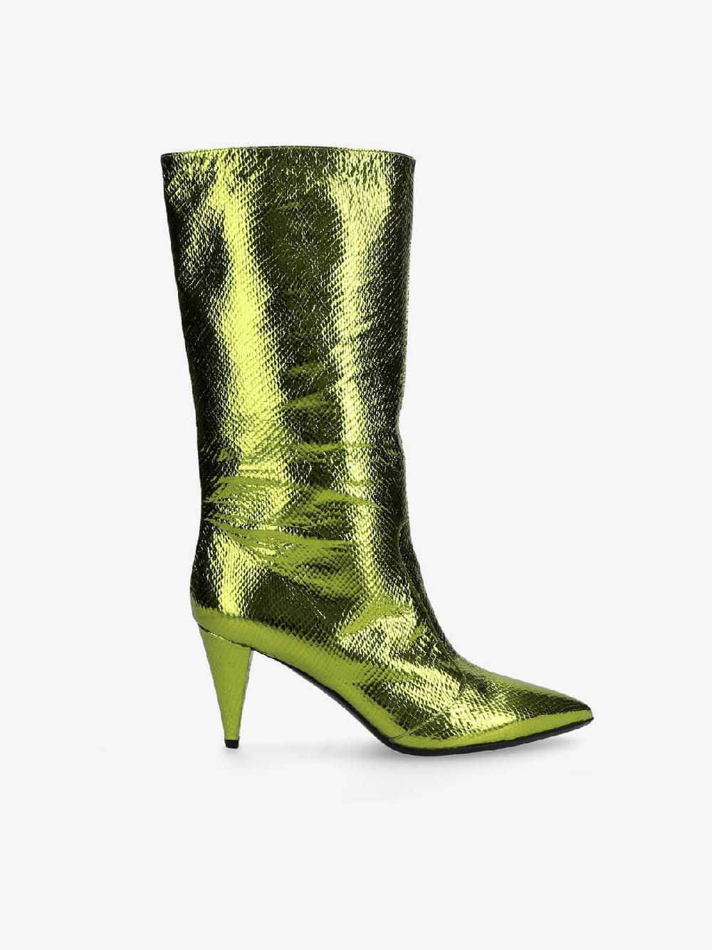 Strategia Stivale Verde Metallizzato