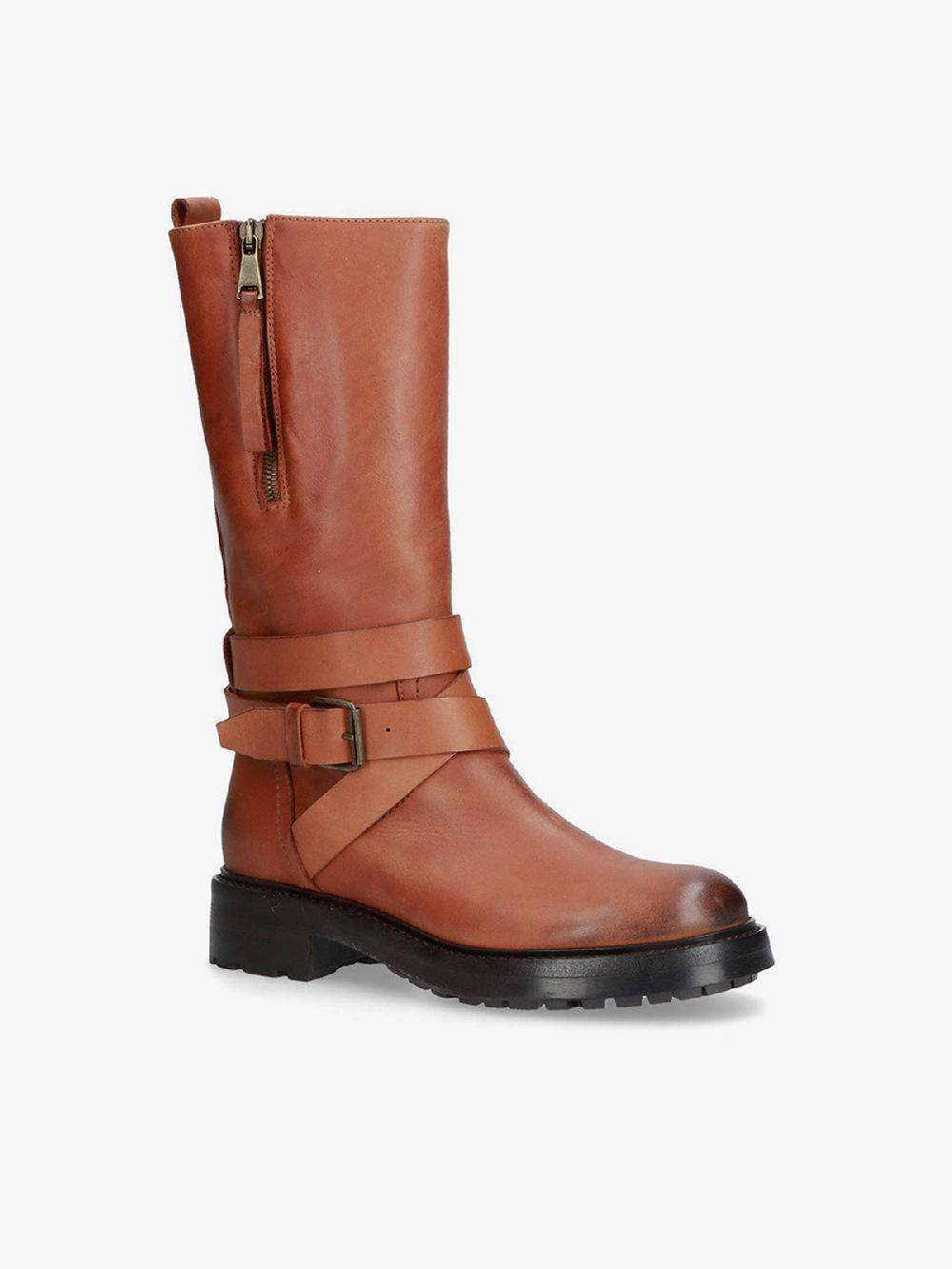 Strategia Stivali Pelle Cuoio Suola Gomma