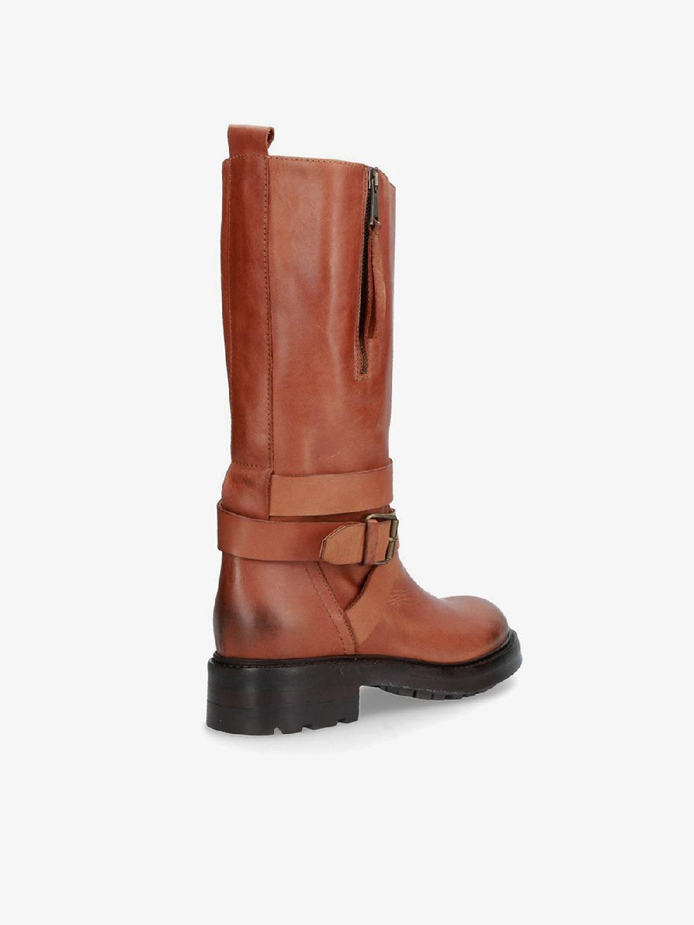 Strategia Stivali Pelle Cuoio Suola Gomma