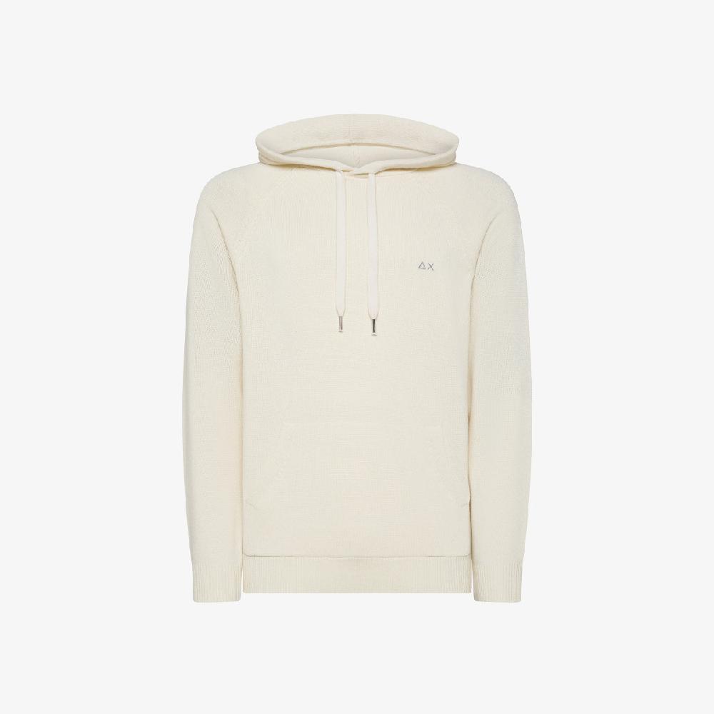 Sun 68 Maglia In Lana E Cashmere Con Cappuccio - Uomo