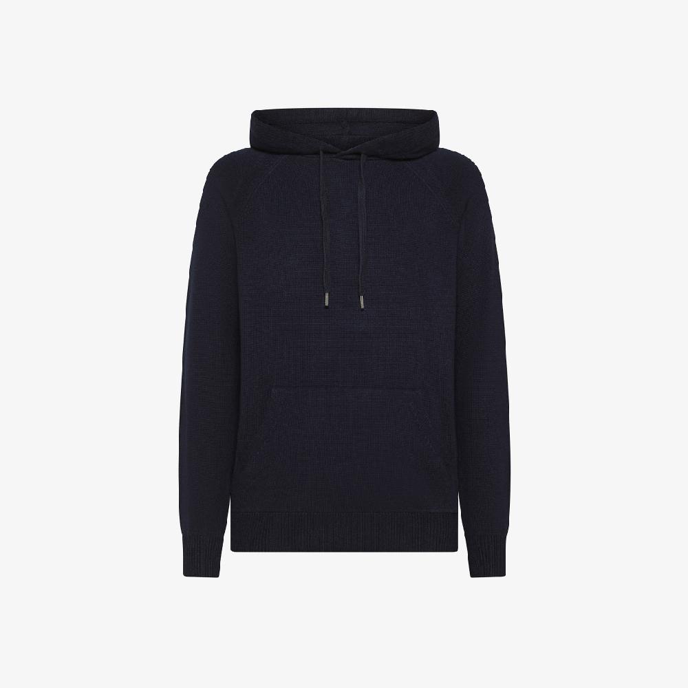 Sun 68 Maglia In Lana E Cashmere Con Cappuccio - Uomo